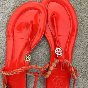 Tory Burch Orange 🍊 sandals